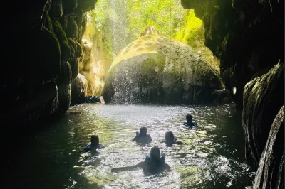 Feel cool river currents, float through caves, and learn native history on this puerto rico adventure—includes transport, local guide, and authentic lunch.