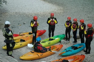 Feel the rush of kayaking on slovenia’s soca river with a pro guide, all gear included, and transfers from bovec. small groups, real river moments—book your spot.