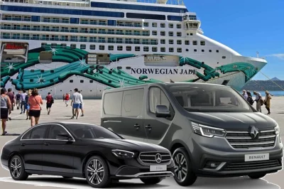 Roma, porto de civitavecchia, transfer privado com van com ar-condicionado e acesso direto ao navio de cruzeiro. chegue sem stress e com conforto.