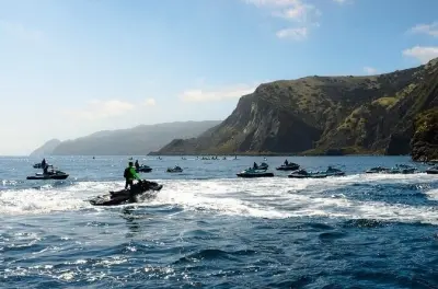 Jet ski de Long Beach a Avalon: Paseo guiado a Catalina