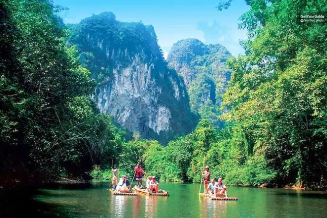 Bamboo Rafting from Khao Lak: Elephant Bathing & River Float