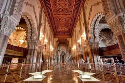 Feel casablanca in a few hours—airport pickup, stroll the old medina, marvel at hassan ii mosque, and sip mint tea. includes round-trip transfer & local guide.
