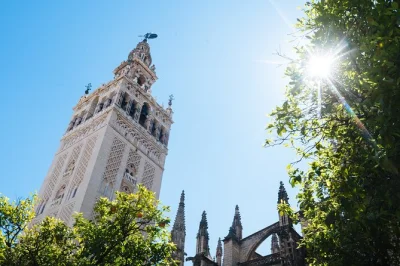 Scopri la cattedrale di siviglia, visita la tomba di colombo e sali sulla torre giralda con un piccolo gruppo e biglietti salta fila inclusi.