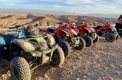 ATV riding in Agafay: Quad bike, camel ride & dinner