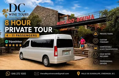 Weintour Valle de Guadalupe für kleine Gruppen: 4–11 Gäste