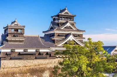 Kumamoto Castle and Mount Aso day tour from Fukuoka