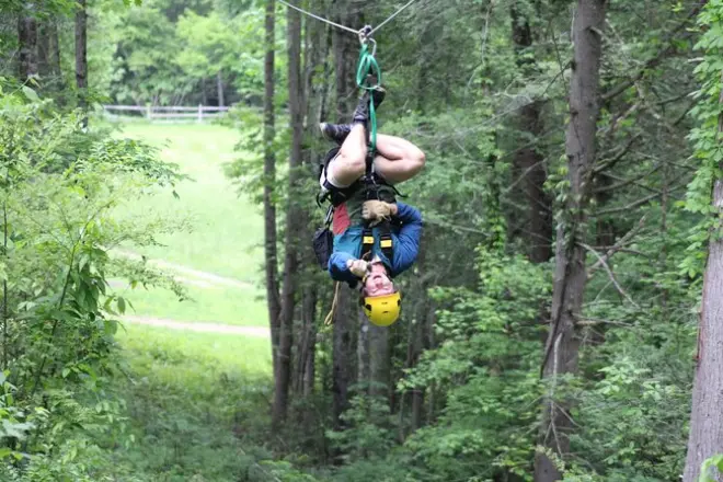 7 Line Waterfall Canopy Zipline Course in Sevierville