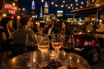 Wine bars in Cleveland: 3.5-hour golf cart tour with tastings