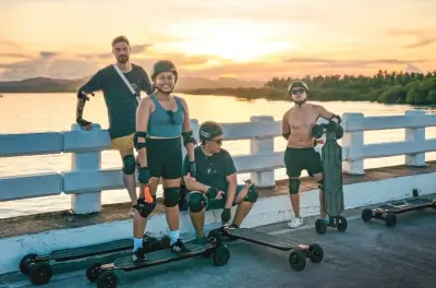 Electric Skateboard at Sunset in Siargao: 2h Guided Ride