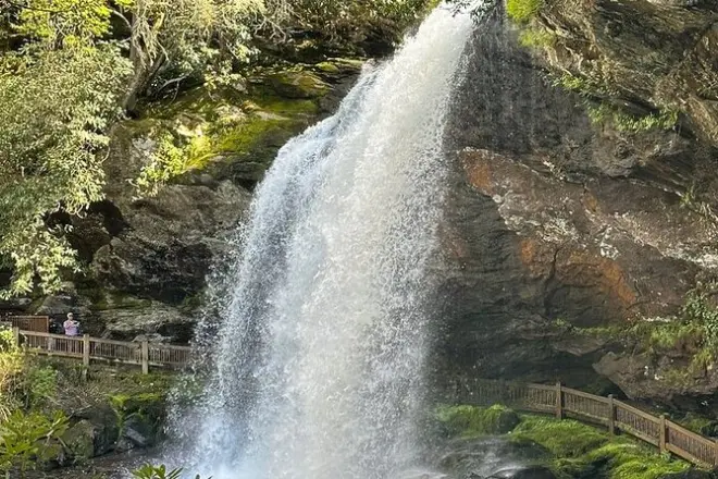 Dry Falls & Wasserfälle in West-NC mit privatem Guide