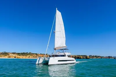 Private Sunset Catamaran Vilamoura: Wine, Caves & Snorkeling