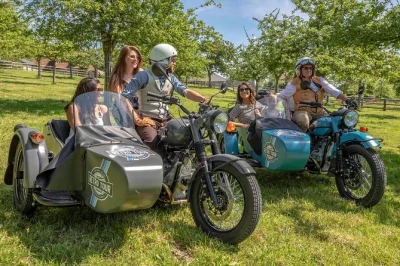 Feel the wind in your hair on a vintage sidecar ride from deauville to honfleur, explore cobbled streets, visit a family-run distillery, and taste cider. includes pickup.