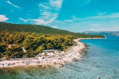 Nagez dans la célèbre blue lagoon près de trogir, savourez un déjeuner sous les pins et flânez dans le village tranquille de maslinica sur l’île de Šolta. boissons, matériel de snorkeling et