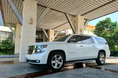 Chegue em cancun e vá direto para tulum em um suv privado com água, wifi e sem taxas escondidas — inclui pickup no aeroporto e todos os impostos.