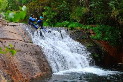 Feel the rush canyoning in castro laboreiro—slide, swim, and jump through wild pools with expert guides. gear included, family-friendly, easy pickup.