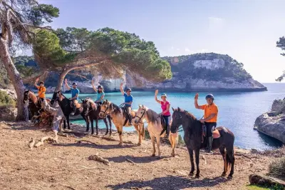Equitazione a Cala Mitjana, Menorca
