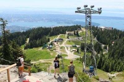Disfruta del aire puro de vancouver, cruza el puente colgante capilano, sube en el teleférico de grouse mountain y observa salmones en el criadero—con recogida en hotel y guía local.