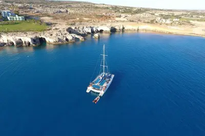 Catamaran cruise from Protaras: Varosha, Cape Greco & Blue Lagoon