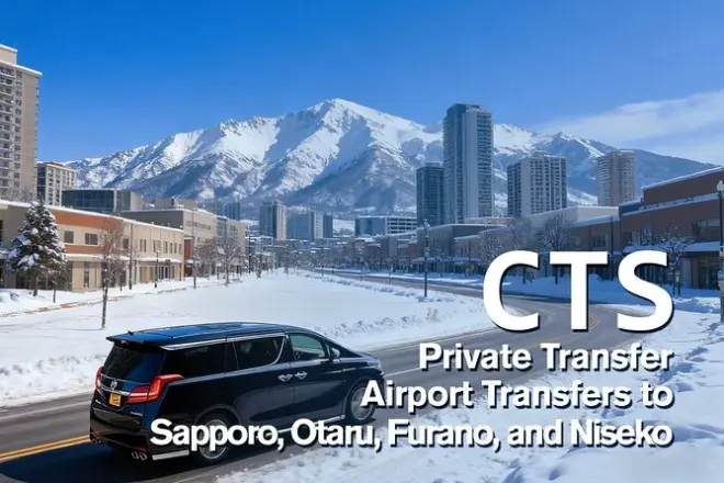 Trasferimento privato da New Chitose a Sapporo con autista autorizzato