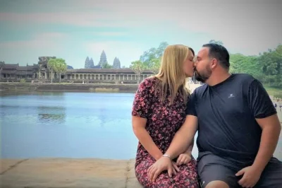 Step into angkor’s ancient temples at sunrise, wander bayon’s faces, and sip a cold drink at sunset in siem reap’s rice fields. includes hotel pickup & expert guide.