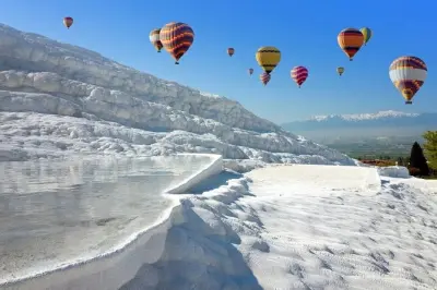 Pamukkale Hot Air Balloon & Thermal Pools Tour from Marmaris