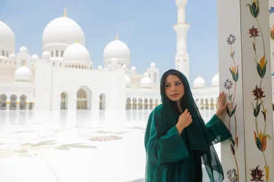 Découvrez le contraste entre dubaï et abu dhabi en une journée : visitez la mosquée sheikh zayed, le palais qasr al watan et les tours etihad. transfert inclus.