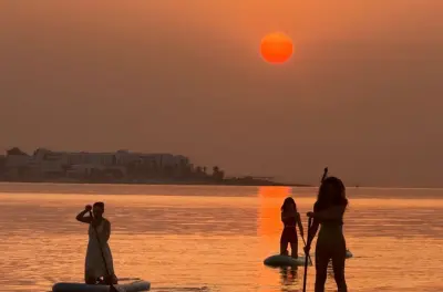 Stand-up paddle em Hammamet ao nascer e pôr do sol, guiado