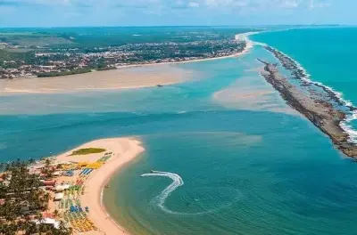 Spiaggia di Gunga e Barra de São Miguel da Maceió - Nuota gratis