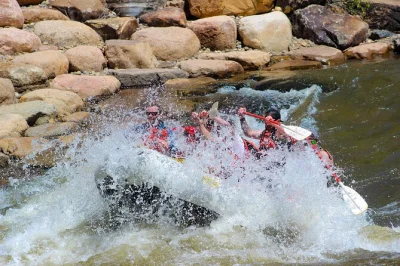 Feel the rush on durango’s lower animas river rafting trip—splash through rapids, hear local stories, and enjoy easy pickup and all gear included for your adventure.