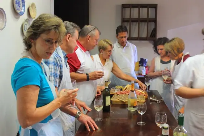 Chianti cooking class: Pasta, wine tasting, Etruscan ruins