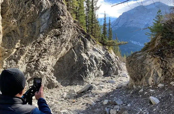 Canmore Wanderung: Grotto Canyon & alte Felszeichnungen