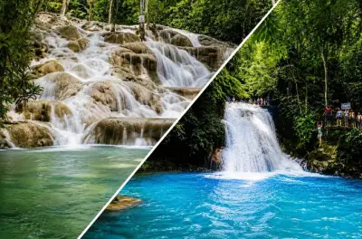 Blue Hole & Dunn's River Falls: Zwei Wasserfälle an einem Tag