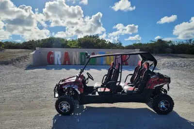 ATV Riding Grand Turk: 4-Seater UTV Rental with Pickup