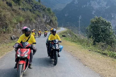 Wake up in the mountains, ride the ha giang loop, share meals in hill tribe villages, and cross ma pi leng pass. includes hanoi pickup, local guide, and all fees.