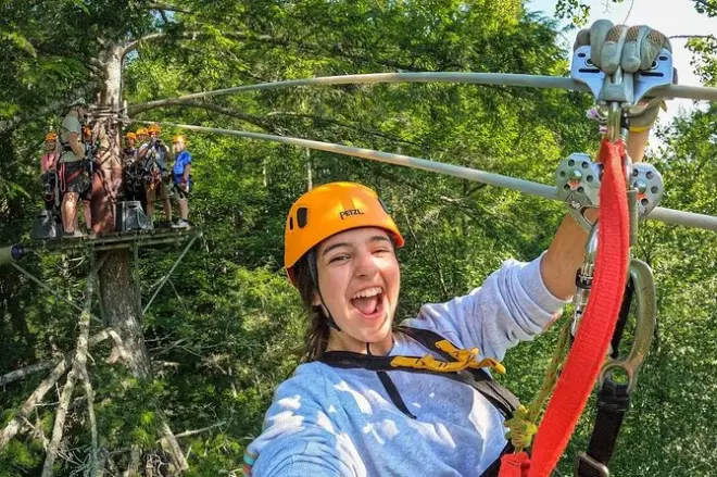Ziplining in West Virginia: Seven Lines Through Hemlock Forest