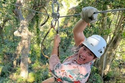 Feel the rush on fiji’s longest zipline near nadi, explore limestone caves, and enjoy island views. includes hotel pickup, lunch, and a friendly local guide.