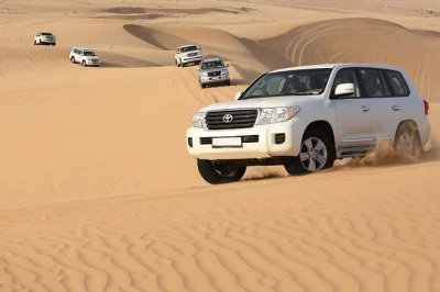 Découvrez les dunes rouges de lahbab à dubaï avec du dune bashing, sandboard, balades à dos de chameau et un dîner bbq buffet. transfert inclus et animations en direct.