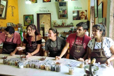 Let your hands get messy with cacao at chocomuseo puerto vallarta. learn chocolate-making from scratch, taste fresh creations, and take home your own chocolates. apron & guide included.