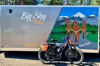Tour in e-bike a Yellowstone: Bunsen Peak e il backcountry