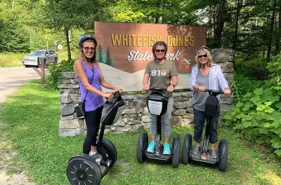 Segway à Cave Point et Whitefish Dunes dans le comté de Door