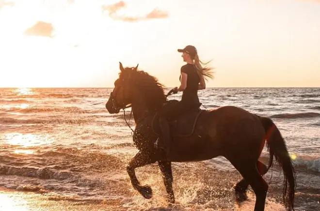 Reiten am Strand von Gili Trawangan mit Abholung vom Hotel