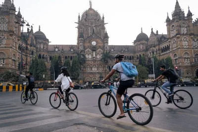 Start your morning cycling mumbai’s quiet streets, from marine drive to crawford market, with a local guide and south indian breakfast included.