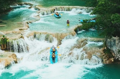 Float past mreznica’s waterfalls near plitvice, kayak with a guide, try waterfall jumps, and swim in emerald water. includes gear, shuttle, and local facilities.