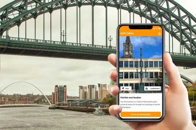 Visite à pied autonome de Newcastle : Énigmes et sites emblématiques