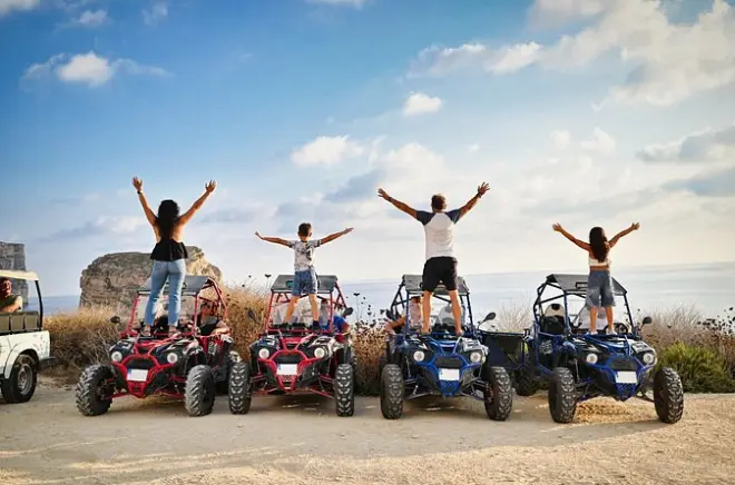ATV Riding Gozo at Sunset: Quad Bike Adventure from Valletta