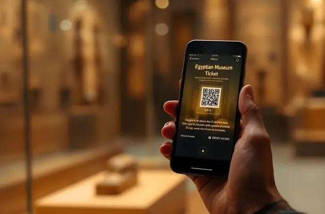 Museo Egipcio de El Cairo: Entrada con código QR sin fila