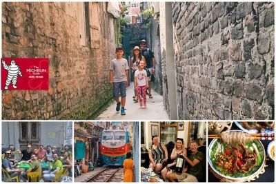 Follow a local guide through hanoi’s lively alleyways, sample michelin-nominated street food, sip egg coffee, and watch the train pass just meters away. all food and drinks included.