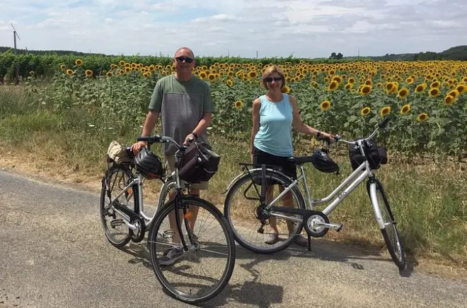 Vélo et dégustation dans les vignobles de Chinon, vallée de la Loire