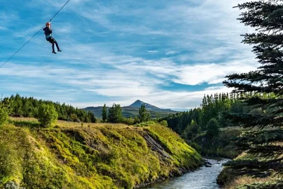 Feel the rush of ziplining across akureyri’s glerárgil canyon, guided by locals. includes all safety gear, forest walks, and small group adventure—rain or shine.