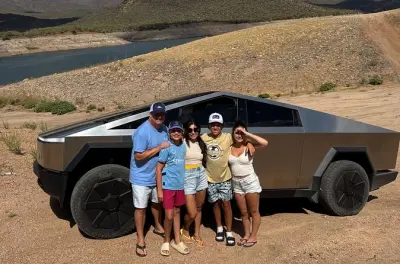 Sonora-Wüste: Tesla Cyber Truck und JetSurf Offroad & Wasserspaß